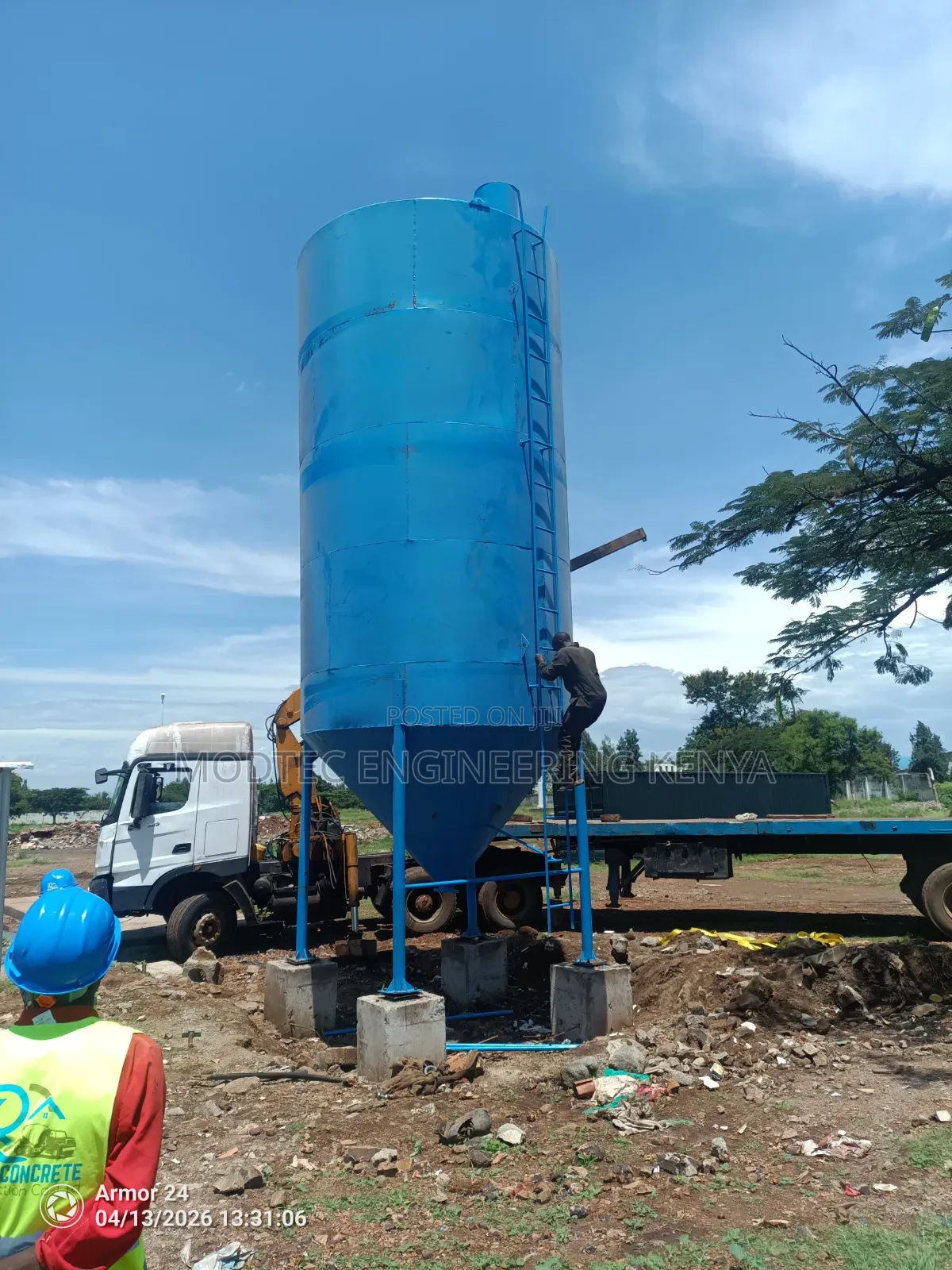 Modtec: Cement Silo Mixer Tank