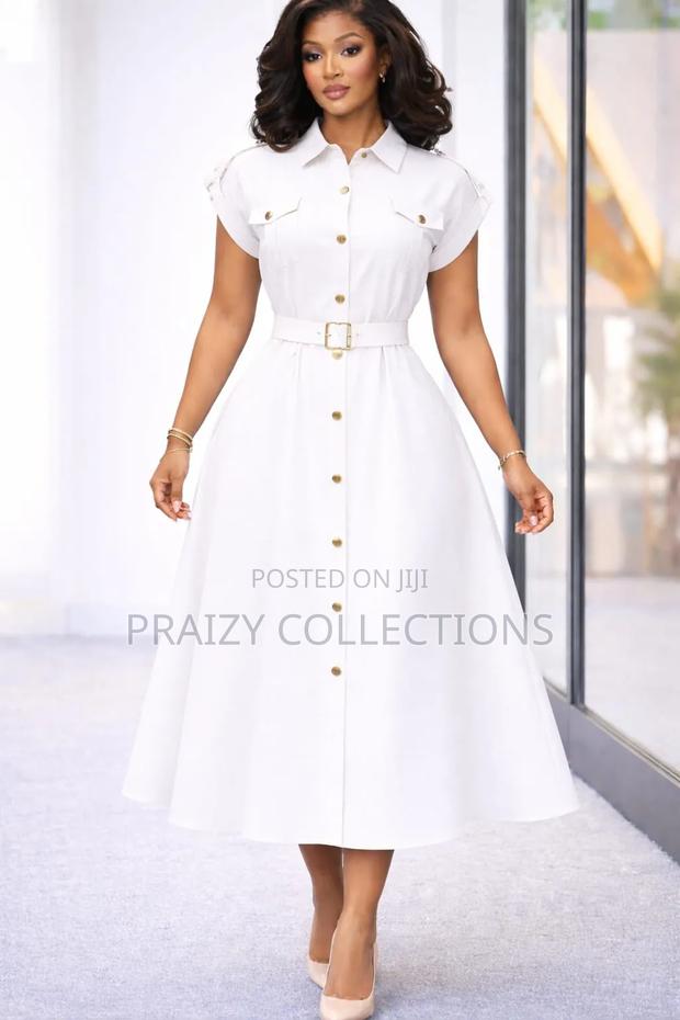 Beautiful Midi Linen Dress - thumbnail 3