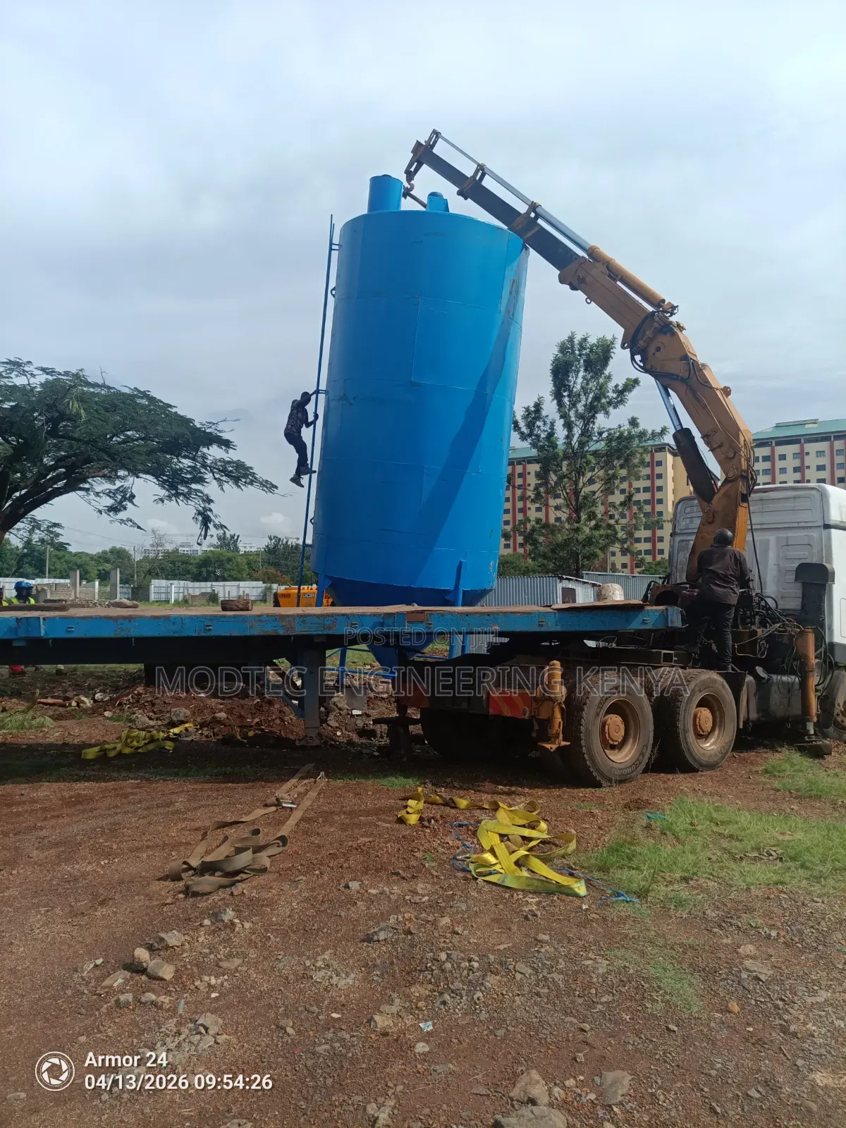 Modtec: Cement Silo Mixer Tank
