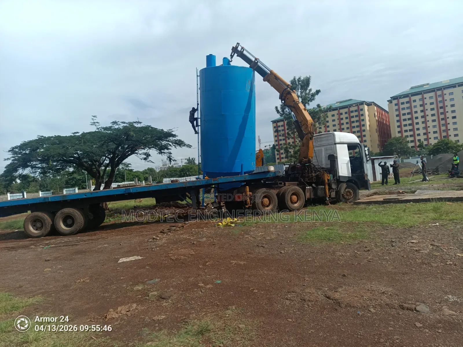 Modtec: Cement Silo Mixer Tank