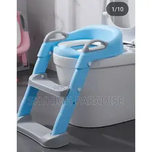 *Restocked*! *Kids Training Toilet Ladder Seat With PVC Cushion
