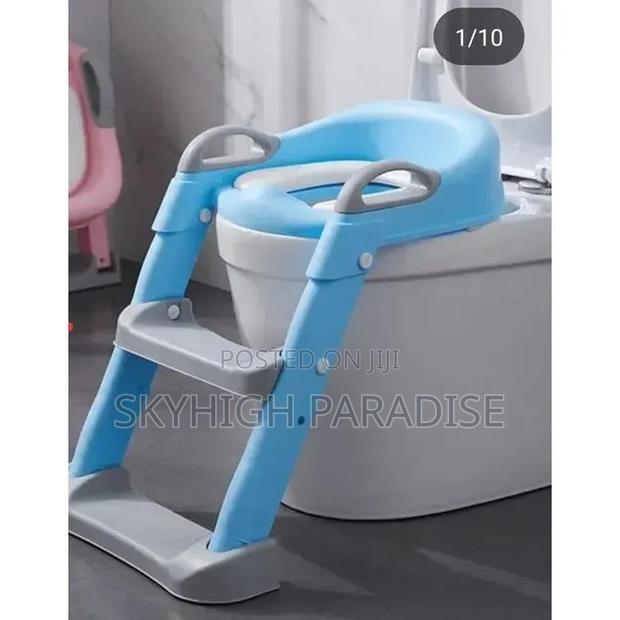 *Restocked*! *Kids Training Toilet Ladder Seat With PVC Cushion