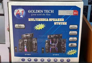 Goldentech 3.1ch Multimedia Speaker System With Bluetooth