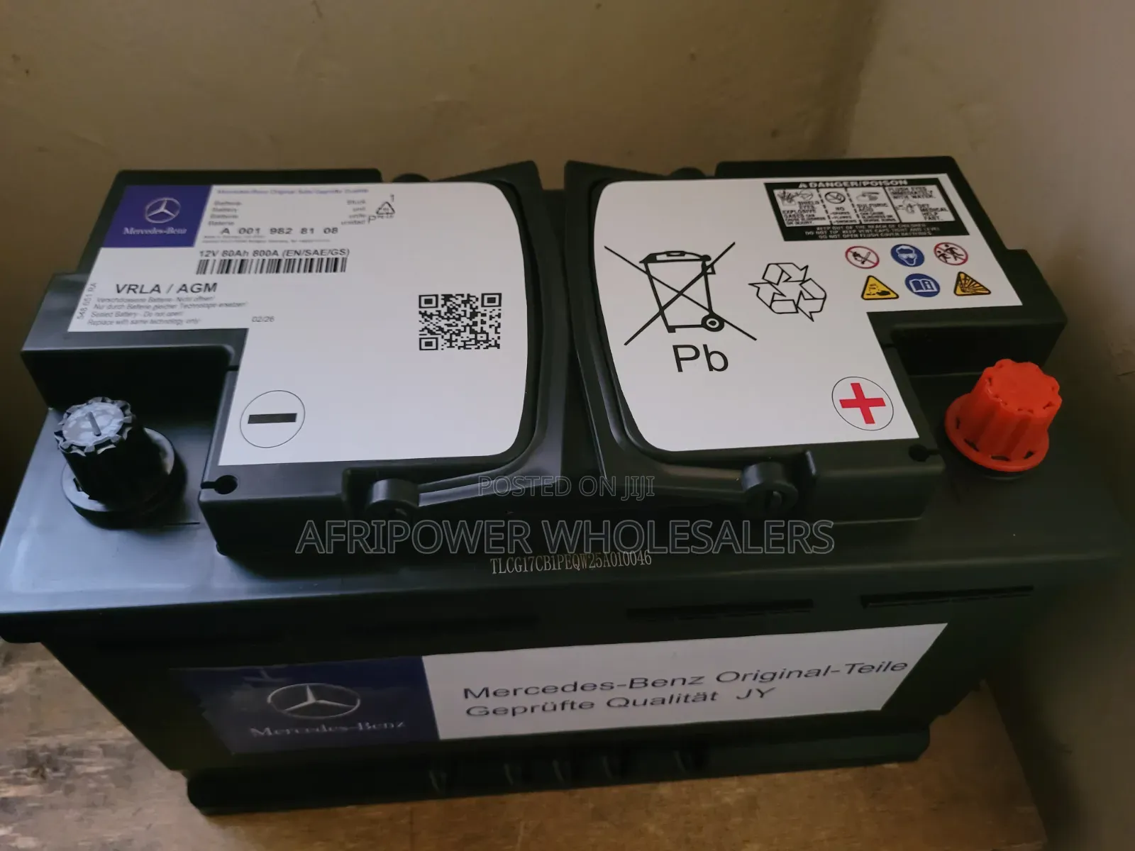 Mercedes Benz Din 80 Agm Car Battery Maintenance Free