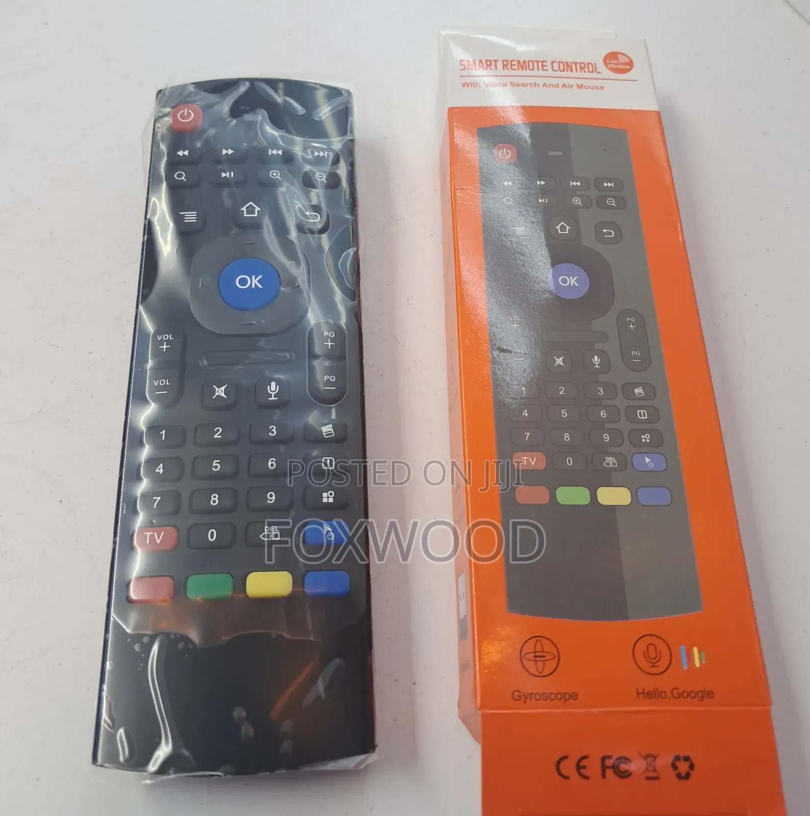 2.4g Wireless Smart Remote Control With Voice Search and Air Mouse
