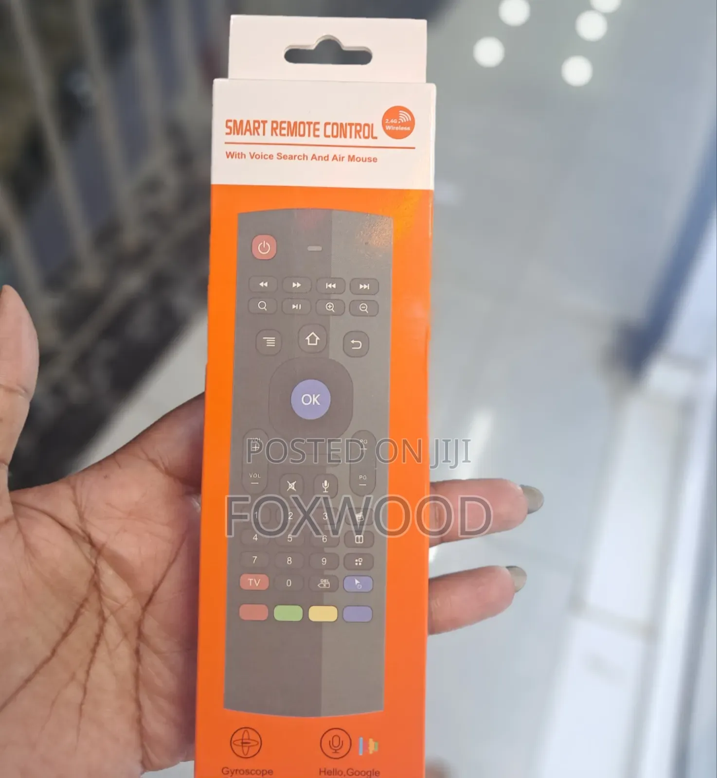 2.4g Wireless Smart Remote Control With Voice Search and Air Mouse