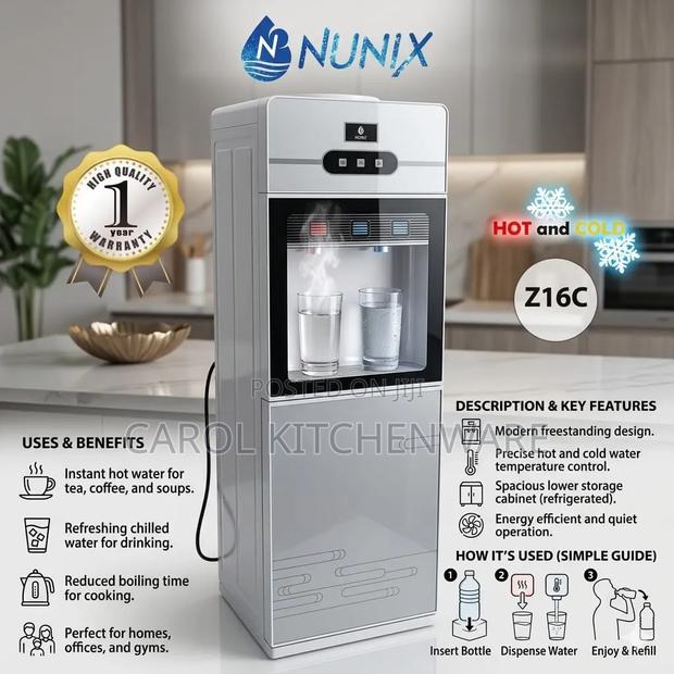 Hot and Cold Nunix Water Dispenser - main view