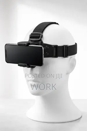 Phone Head Mount / Head Strap – Comfortable, Adjustable Strong Grip