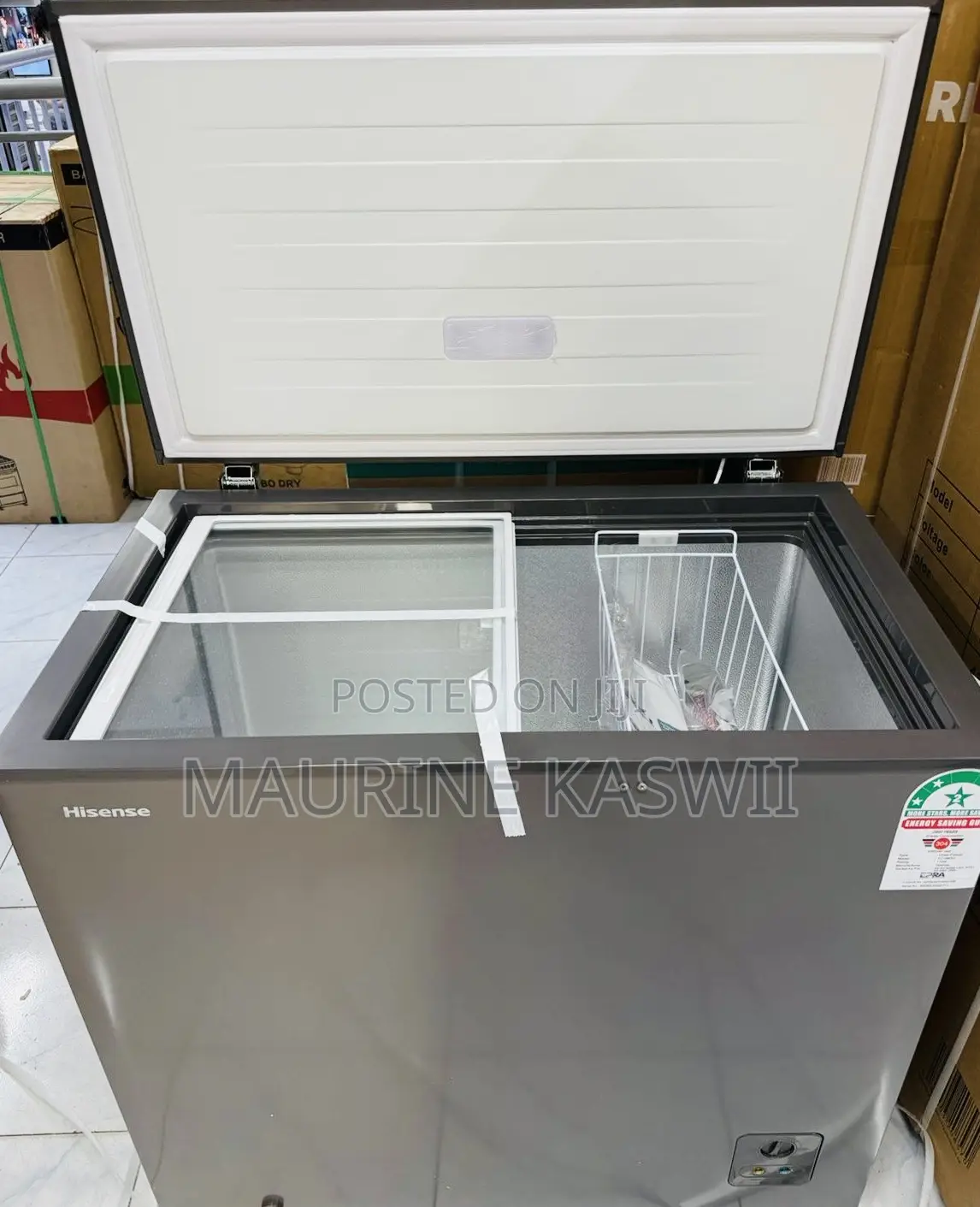 Hisense 142l Chest Freezer -Silver