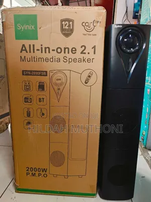 Syinix All-in-One 2.1 Powerful Bass Multimedia Speaker – Syn2890fsb