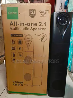Syinix All-in-One 2.1 Powerful Bass Multimedia Speaker – Syn2890fsb