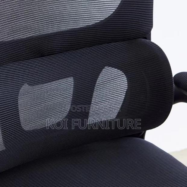 Office Chair; High Backrest Orthopedic Seat With Headrest - thumbnail 3