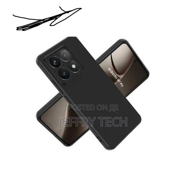 Silicon Back Case for Xiaomi 14t / Xiaomi 14t Pro - Black - thumbnail 2