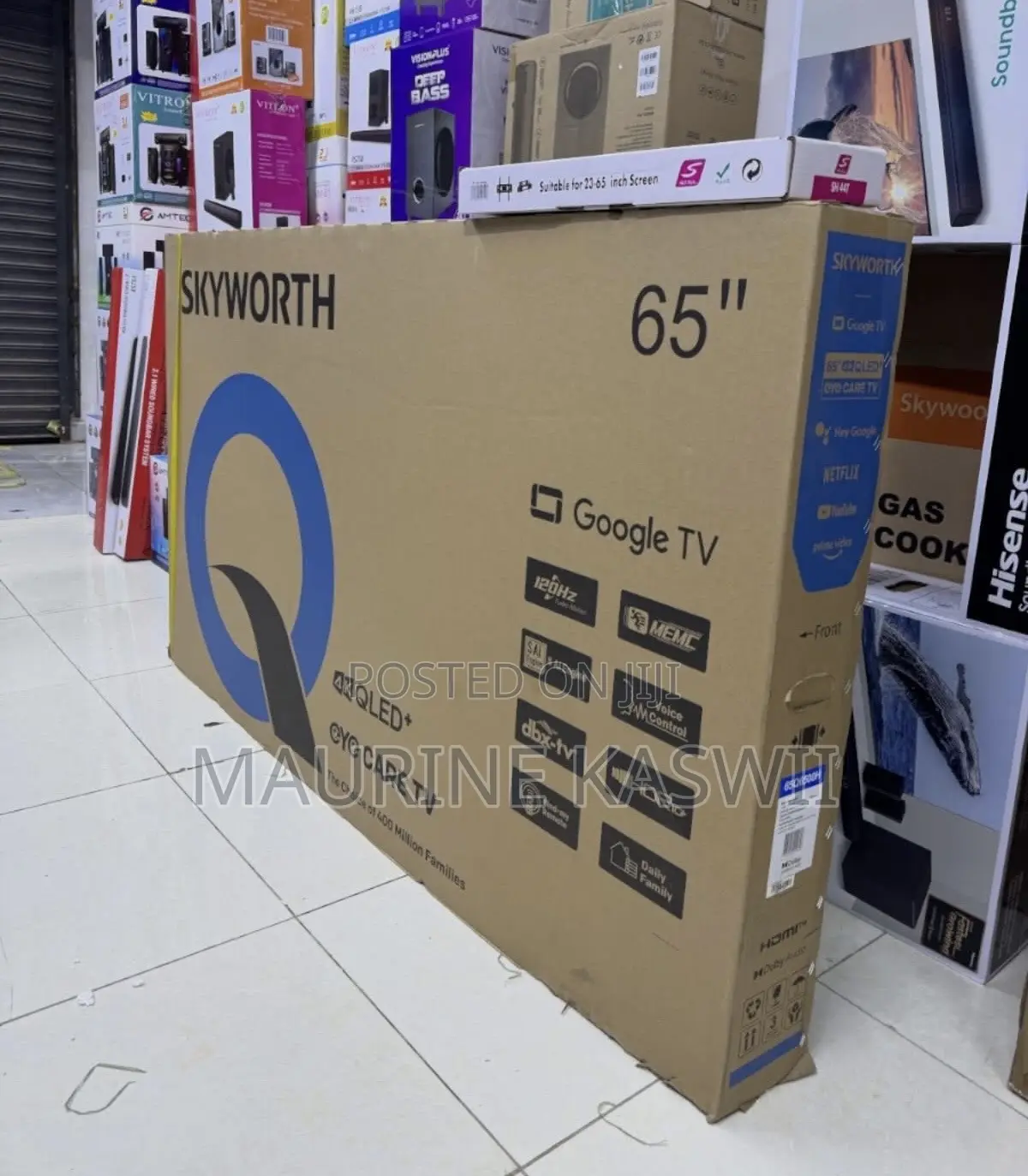 Skyworth 65”Qled With Free Mount