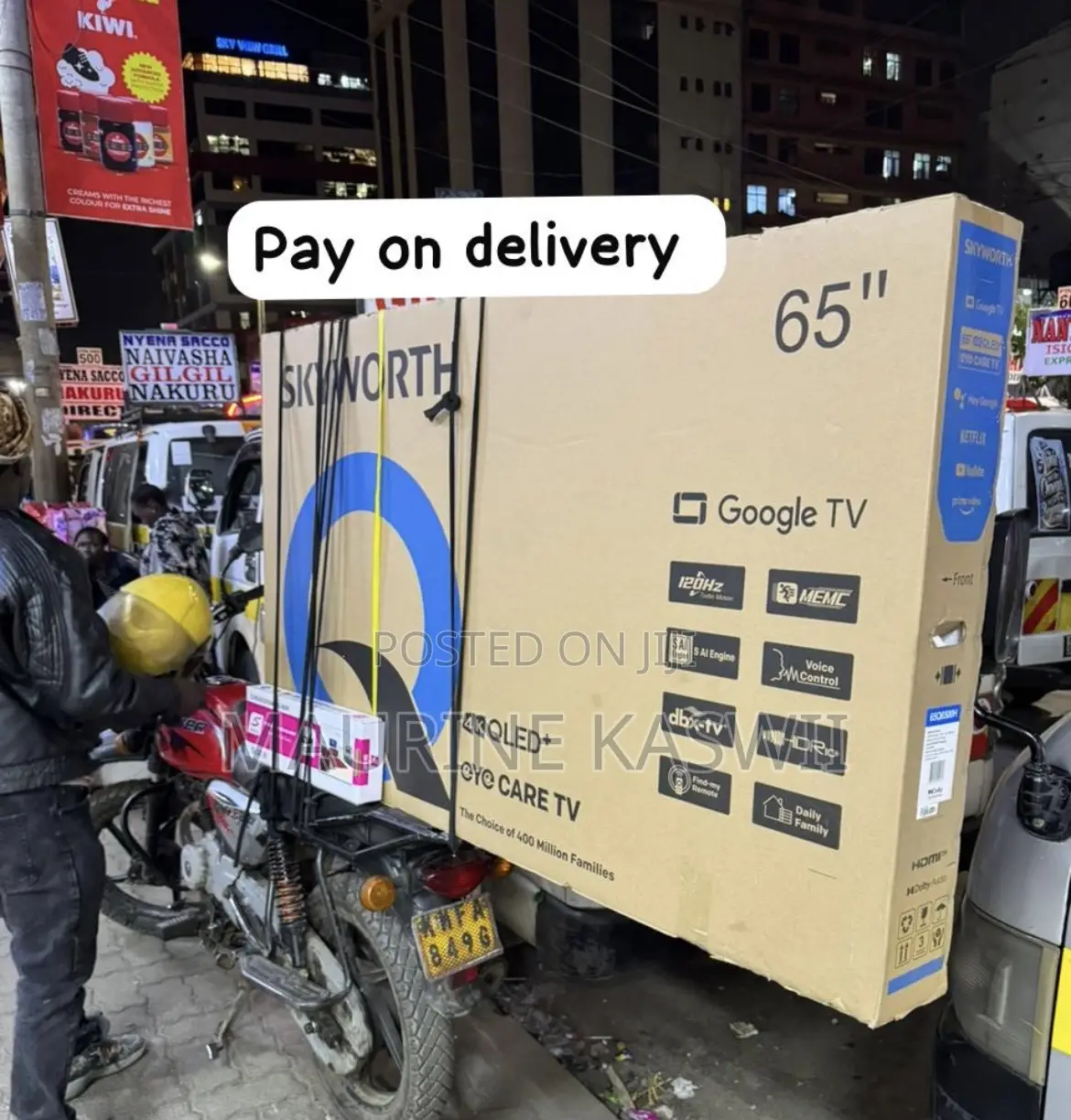 Skyworth 65”Qled With Free Mount