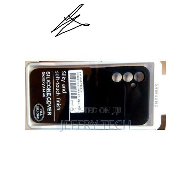 Silicon Back Case for Samsung A14 - Blacknhgyg - thumbnail 2