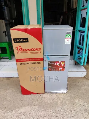 Ramtons 128 Liters Rf/173 Double Door Fridge