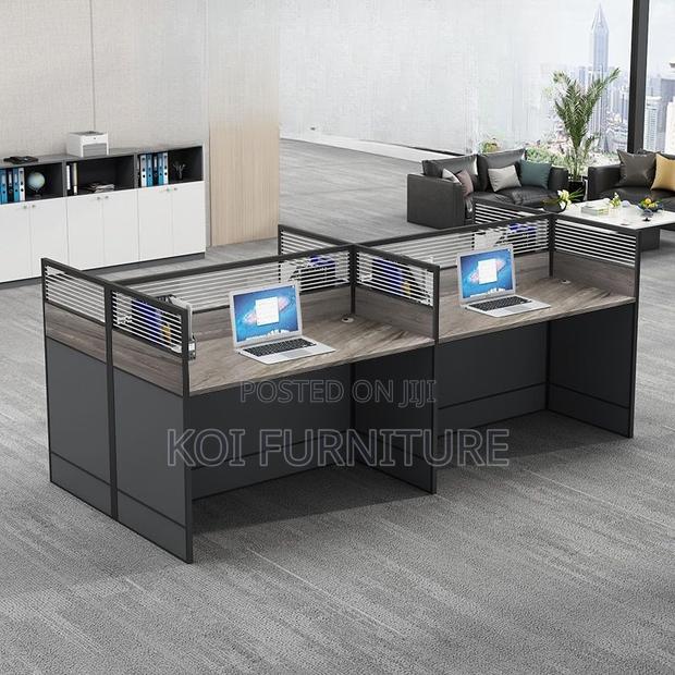 Office Workstations; Four Users MDF Made Executive Workstation Desks - thumbnail 6