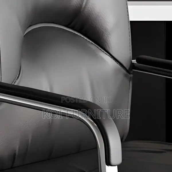 Office Chairs; Leather Office Visitors Waiting Desk Chair