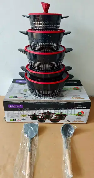12 Pieces High Quality Granite Cookware