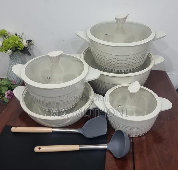 12 Pieces High Quality Granite Cookware - thumbnail 3