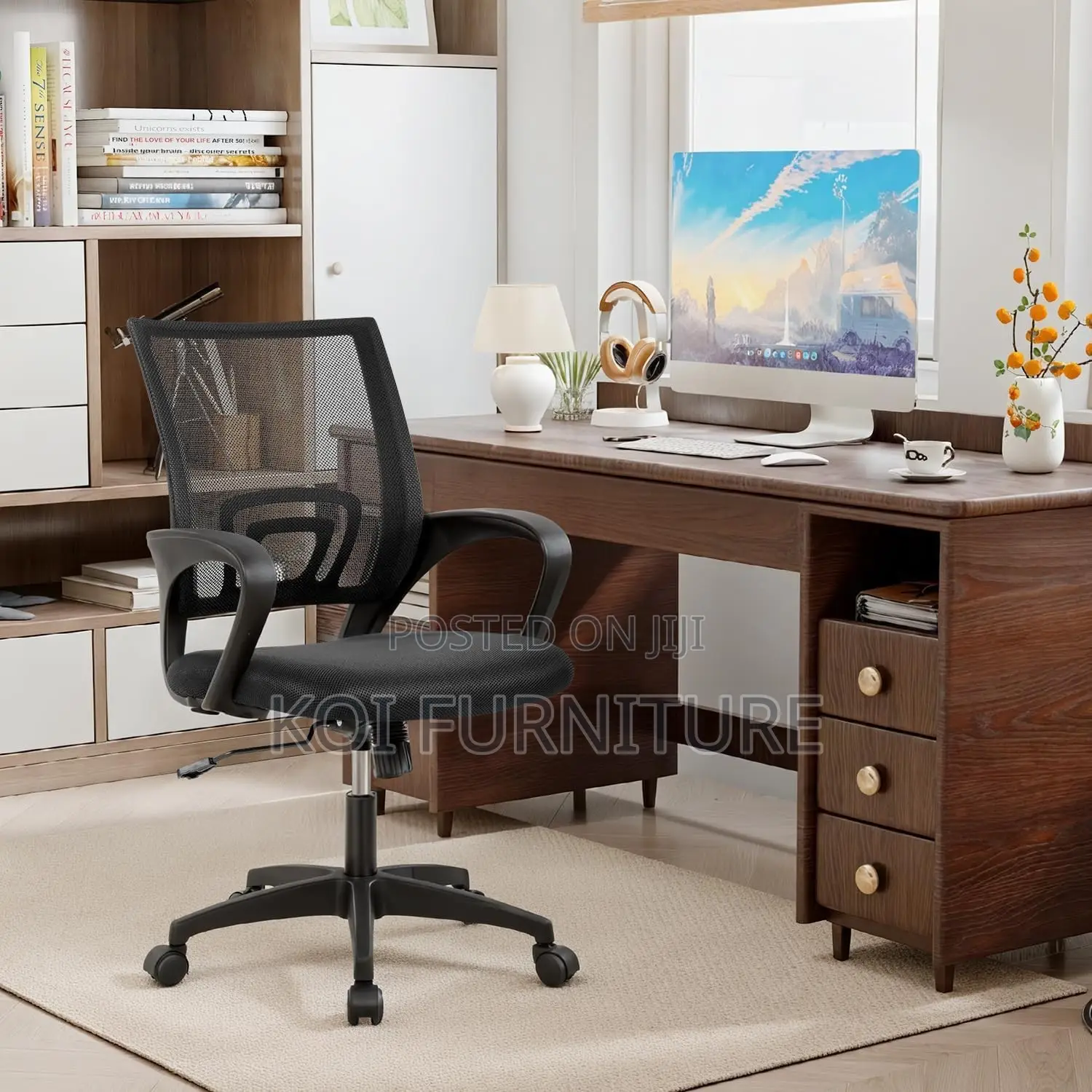 Office Chairs; Mesh Clerical Swivel Office Ergonimic Chairs