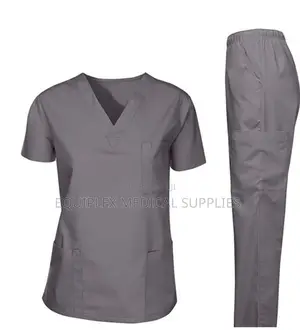 High Quality Pure Cotton Nurse Scrubs (Made on Order)