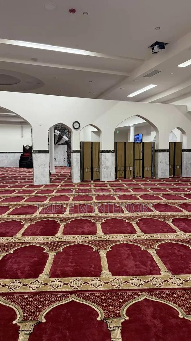 Wall-to-Wall Mosque Carpet | Elegant Interior Style