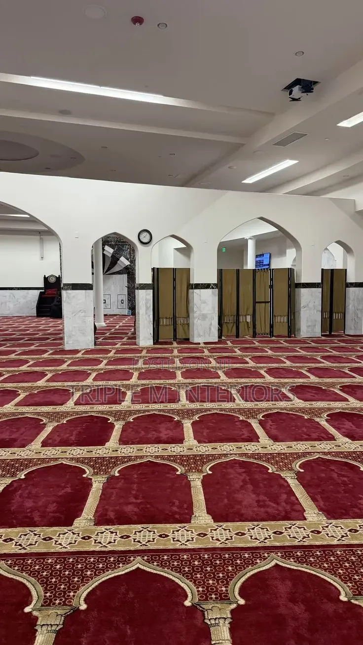 Wall-to-Wall Mosque Carpet | Elegant Interior Style