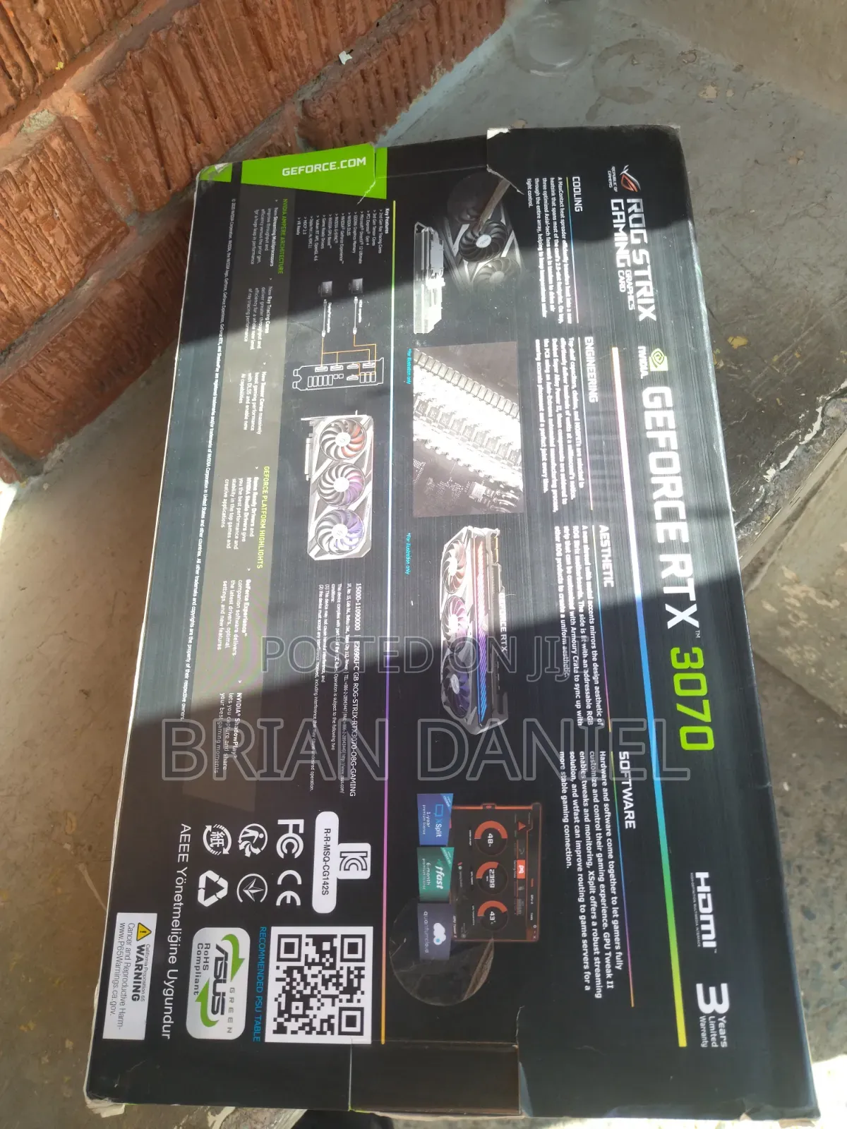 Asus Rog Strix RTX 3070