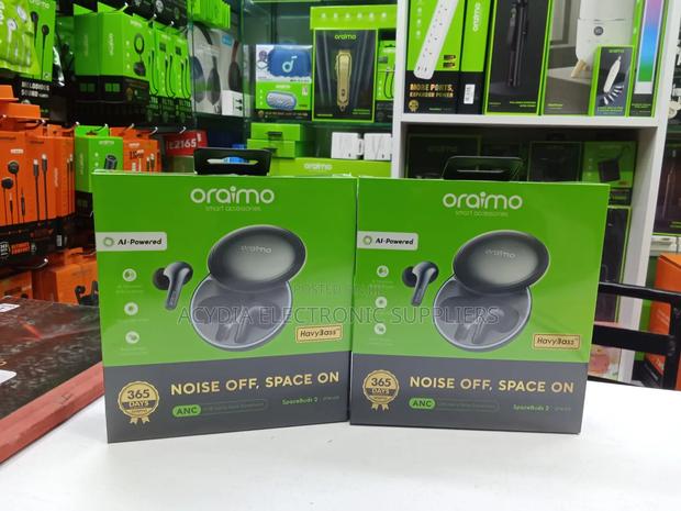 Oraimo Ai Powered Spacebuds 2, 45hours Play Time - thumbnail 2