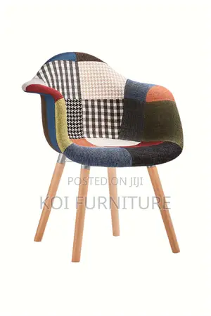 Office Chair : Generic Patchwork Bucket Eames Balcony/Home Chair