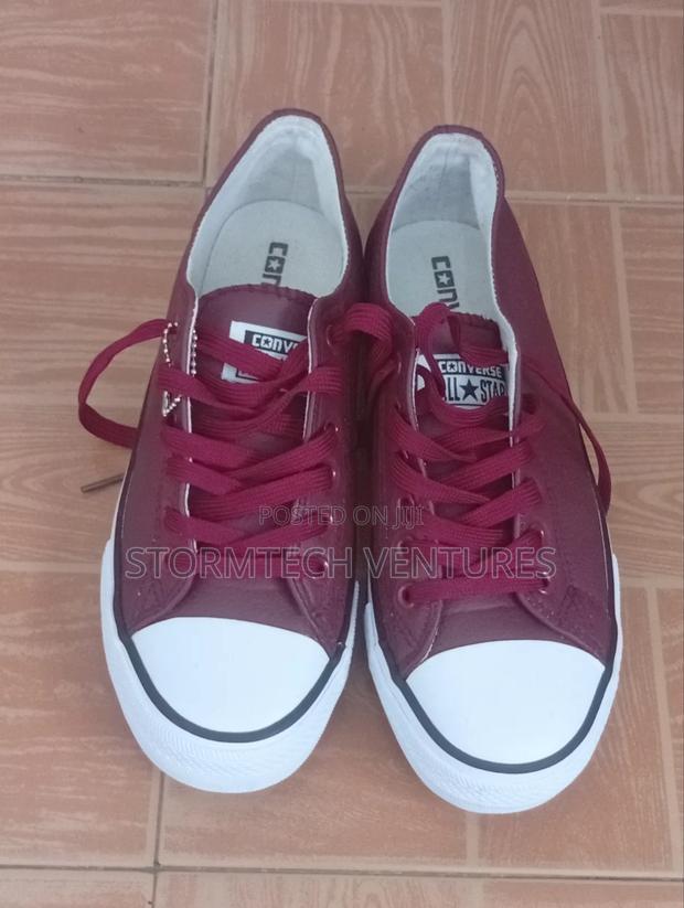 Leather Converse