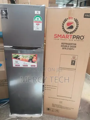 Smartpro 170-Litre Double-Door Fridge
