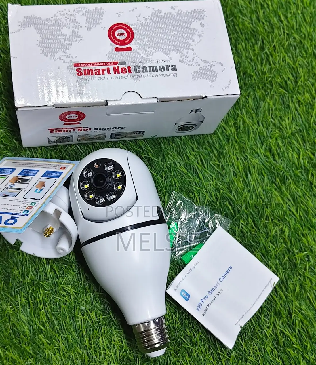 Wireless Bulb Camera 1080p Single Lens Home Surveillance