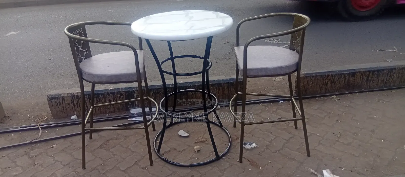 High Bar and Restaurant Chairs and Table