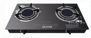 Glass Tempered Ailyons Two Burner Cooker