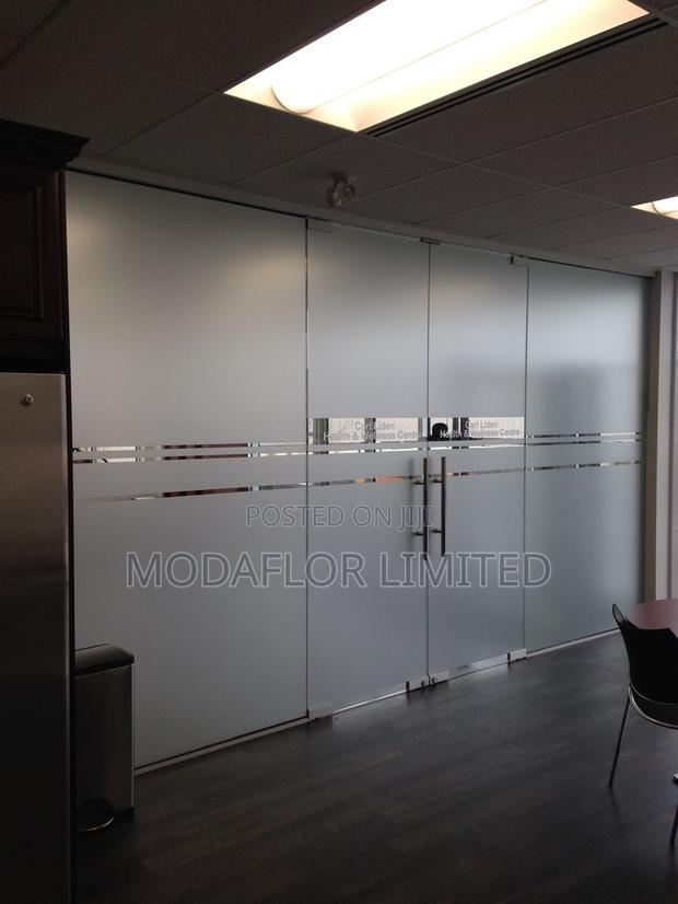 Frosted Glass Film for Office, Home and Bathroom Privacy Use - main view