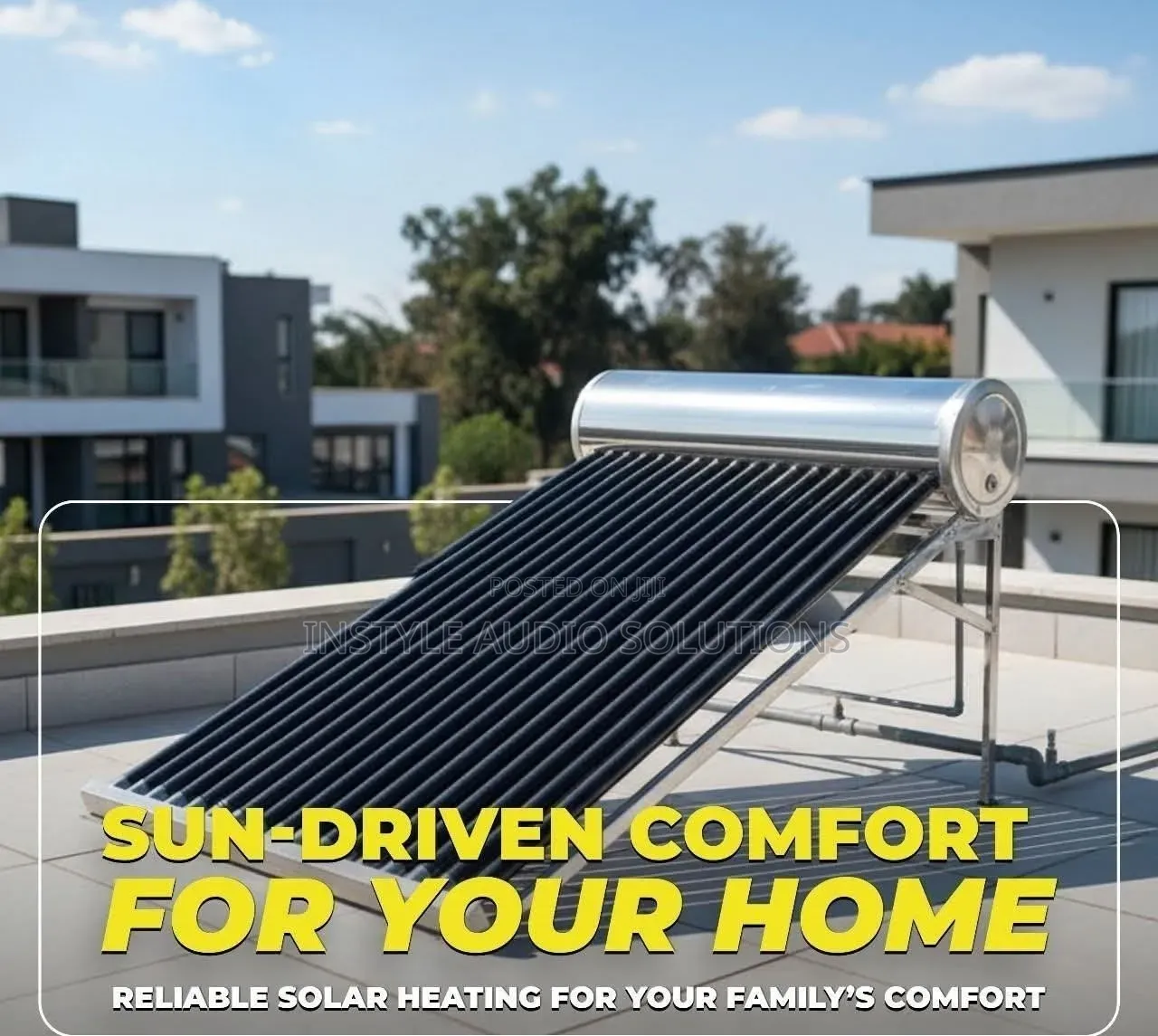 100 Litres Non Pressurized Solar Water Heater (For Fresh Water Only)