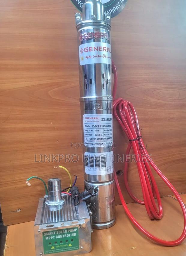 Brushless Deep Well Solar Pump
1000 Watts 
Dc96v
Max Head 145mtrs
