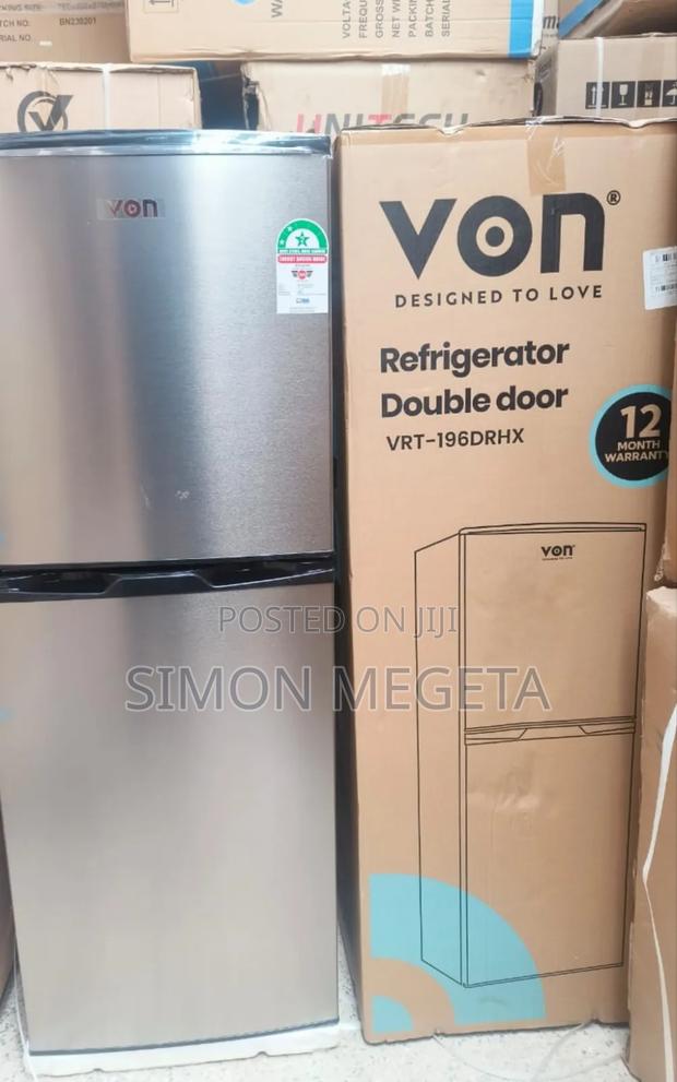 Von 195 Litres VRT-196drhx Double Door Refrigerator Restocked