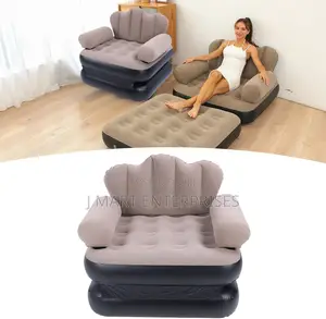 Inflatable Couch, 2 In 1 Foldable Sofa Bed Air Sofa,