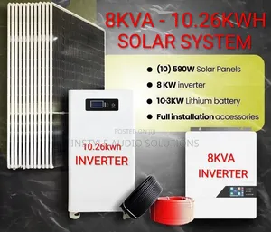 8kva - 10.26kwh Solar Home Offgrid Package Plus Free Installation