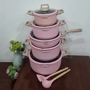 Very High Quality Donnor 15pcs Granite Nonstick Serve/Cookware