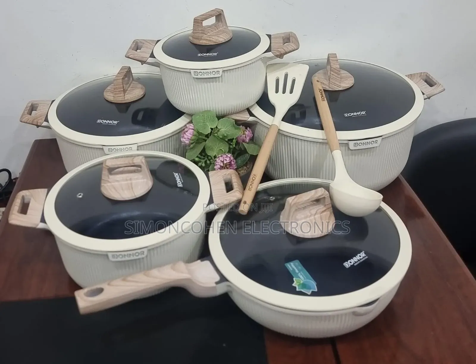 Very High Quality Donnor 15pcs Granite Nonstick Serve/Cookware
