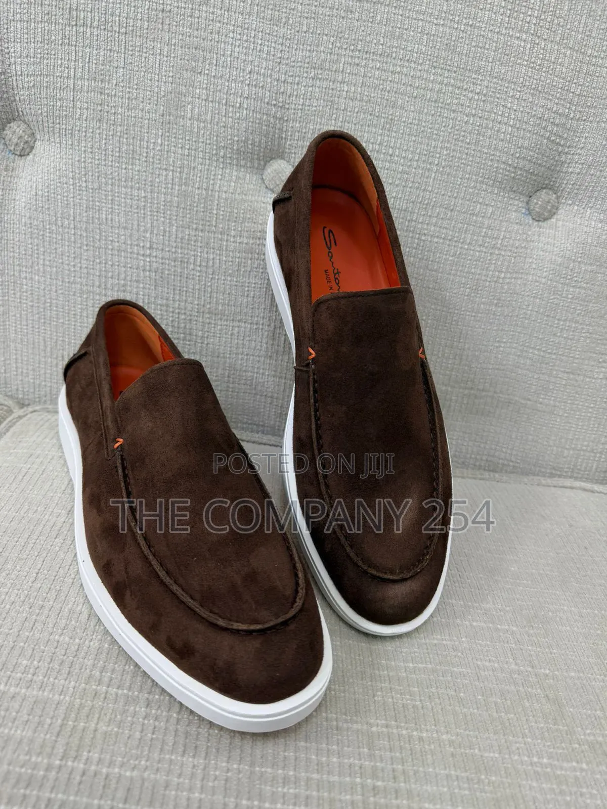 Quality Leather Casual Sued Leather Slip on Men Shoes