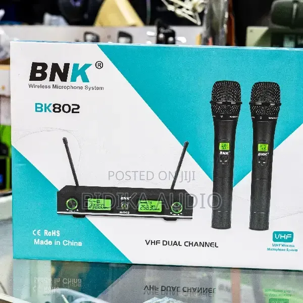 Brand New Bk802 Wireless Microphone System