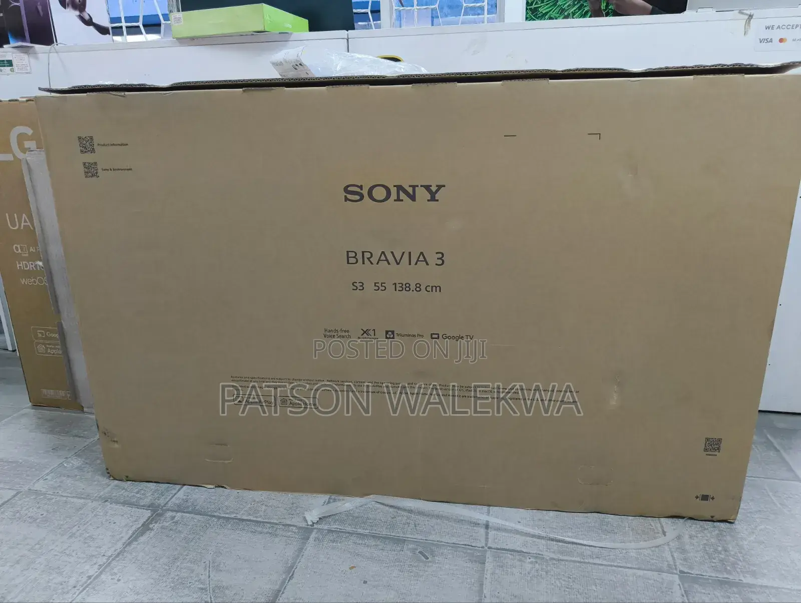 Sony 55 Inch 55s30 Bravia 3 Class Led HDR Google Tv