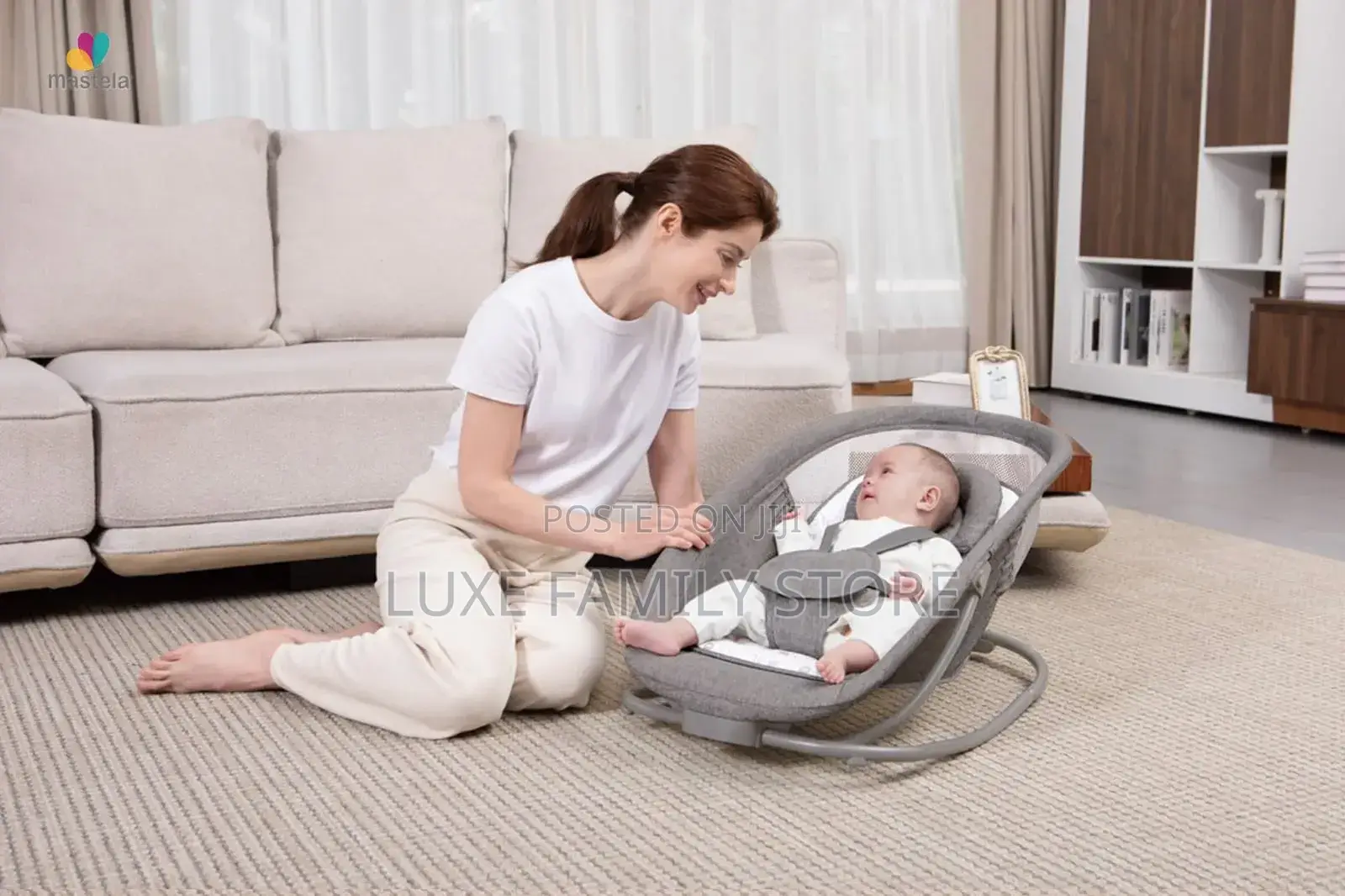Mastela Techno Deluxe 4-in-1 Bluetooth Baby Swing