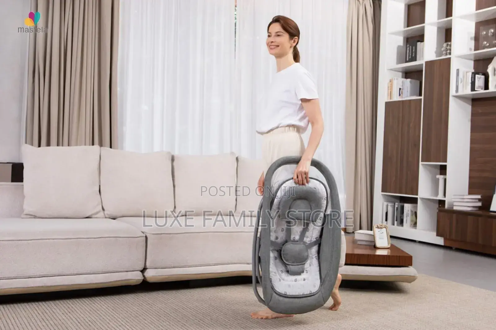 Mastela Techno Deluxe 4-in-1 Bluetooth Baby Swing